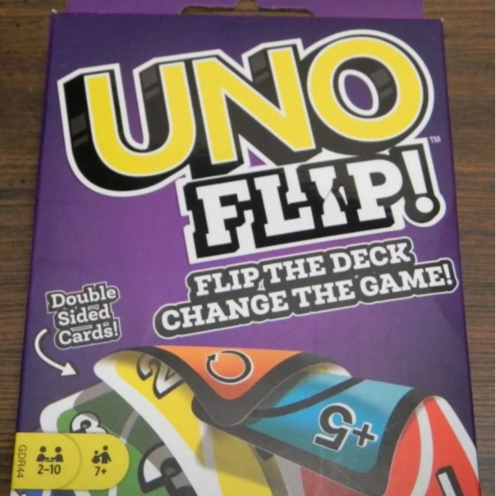 UNO FLIP! Flop The Deck And Change The Game. A Great Game Night Where Uno Is New